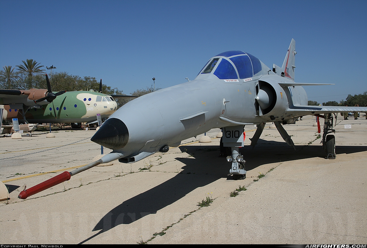 Israel - Air Force Israel IAI Kfir TC2 310 at Beersheba - Hatzerim (LLHB), Israel