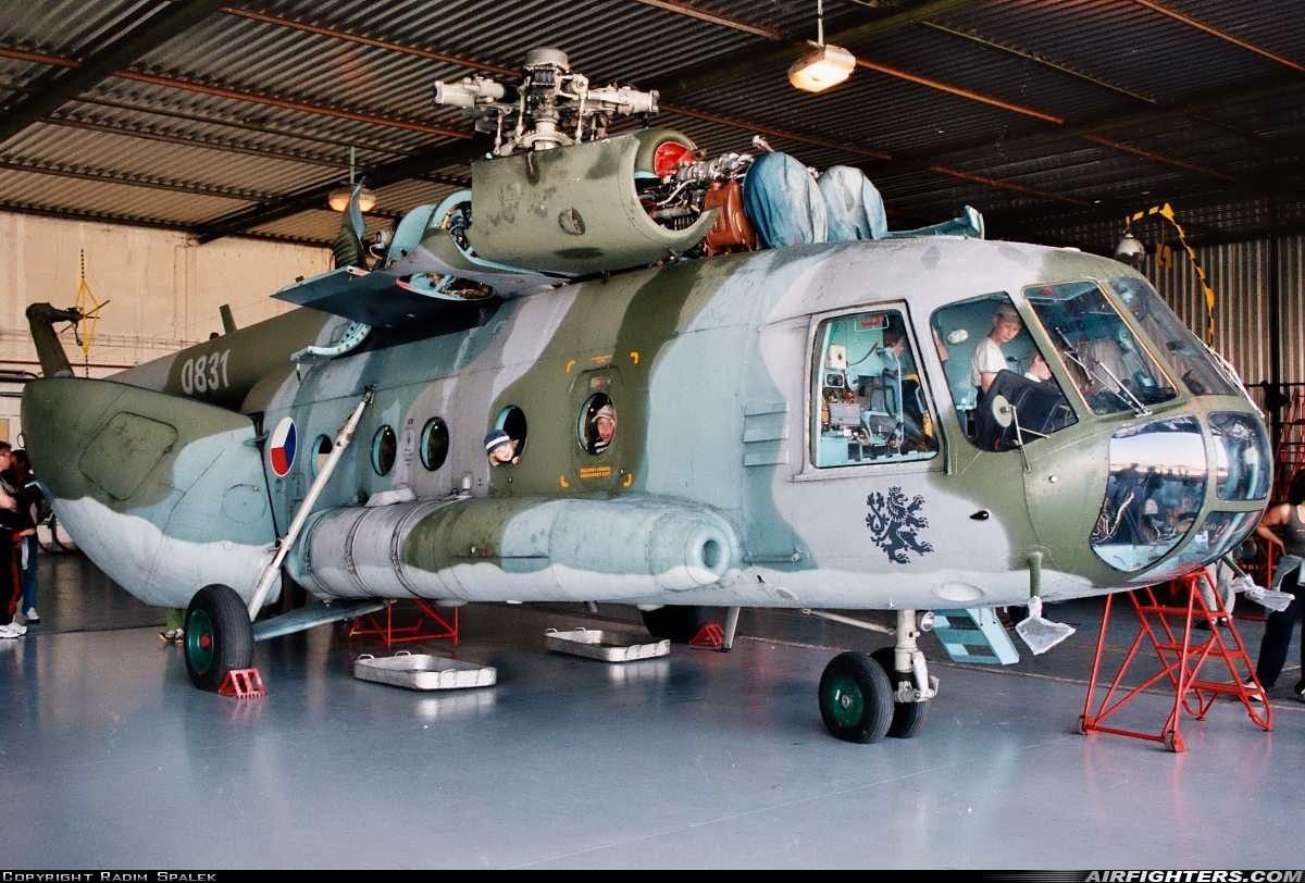 Czech Republic - Air Force Mil Mi-17 0831 at Prerov (PRV / LKPO), Czech Republic