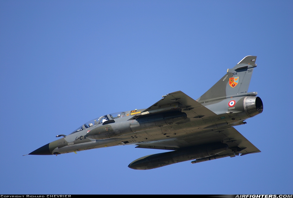 France - Air Force Dassault Mirage 2000N 304 at Orange - Caritat (XOG / LFMO), France