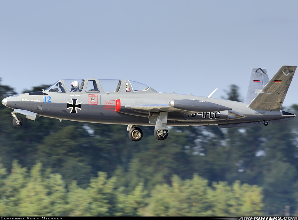 Private Fouga CM-170 Magister D-IFCC at Ingolstadt - Manching (ETSI), Germany