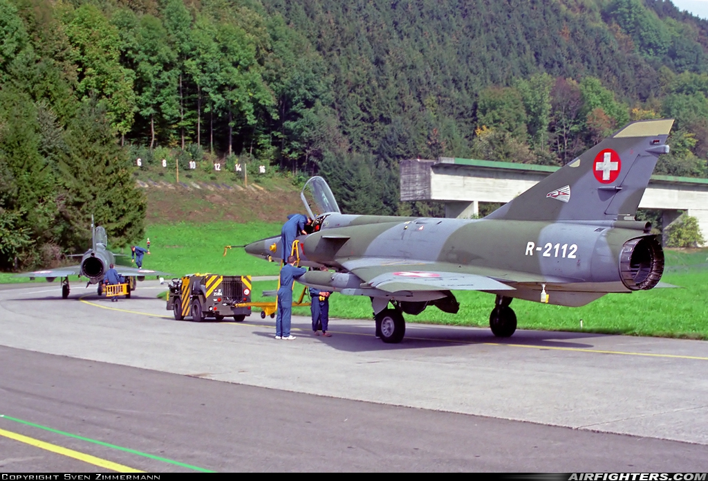 Switzerland - Air Force Dassault Mirage IIIRS R-2112 at Buochs (Stans) (LSMU / LSZC), Switzerland