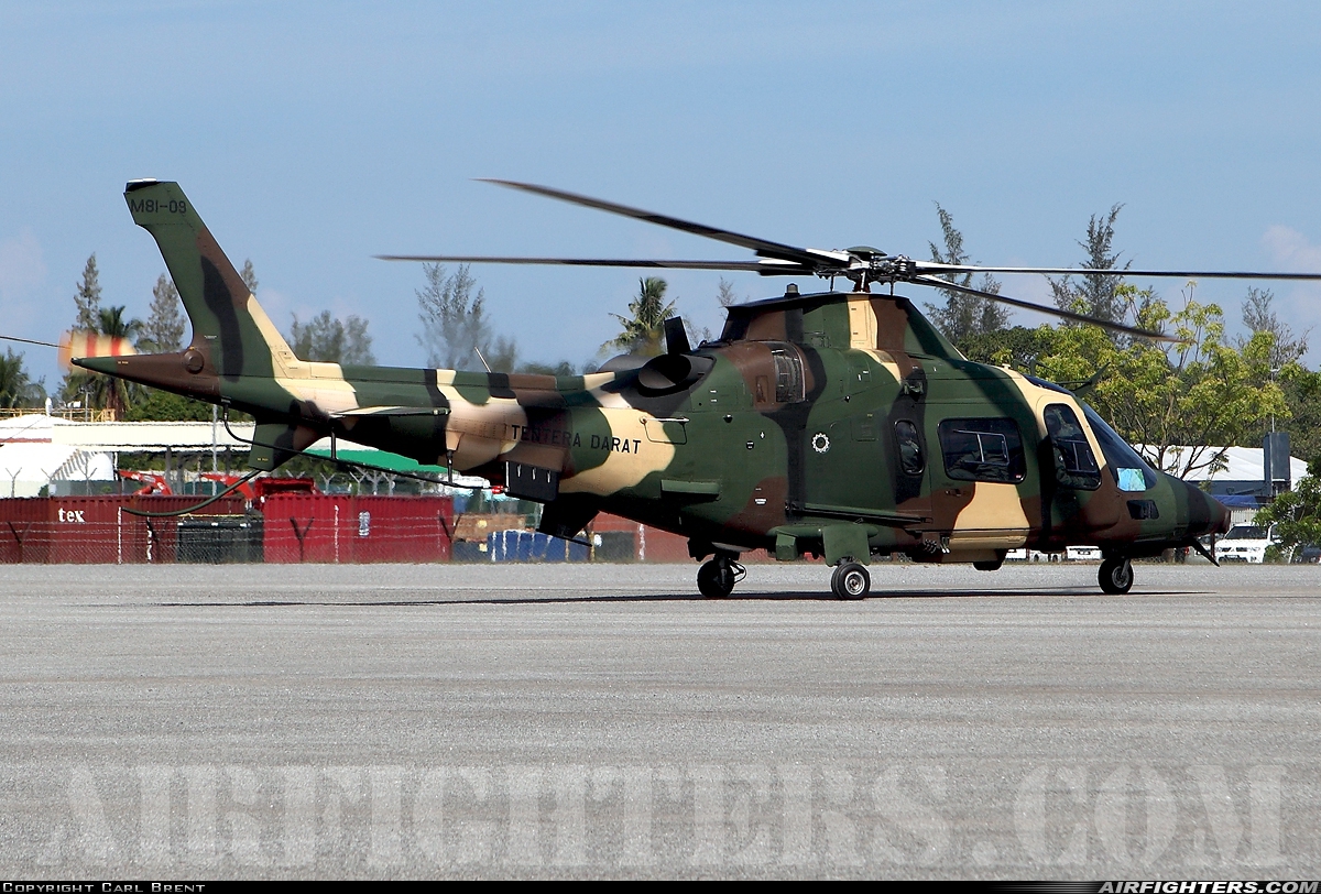 Malaysia - Army Agusta A-109E LUH M81-09 at Pulau Langkawi - Int. (LGK / WMKL), Malaysia