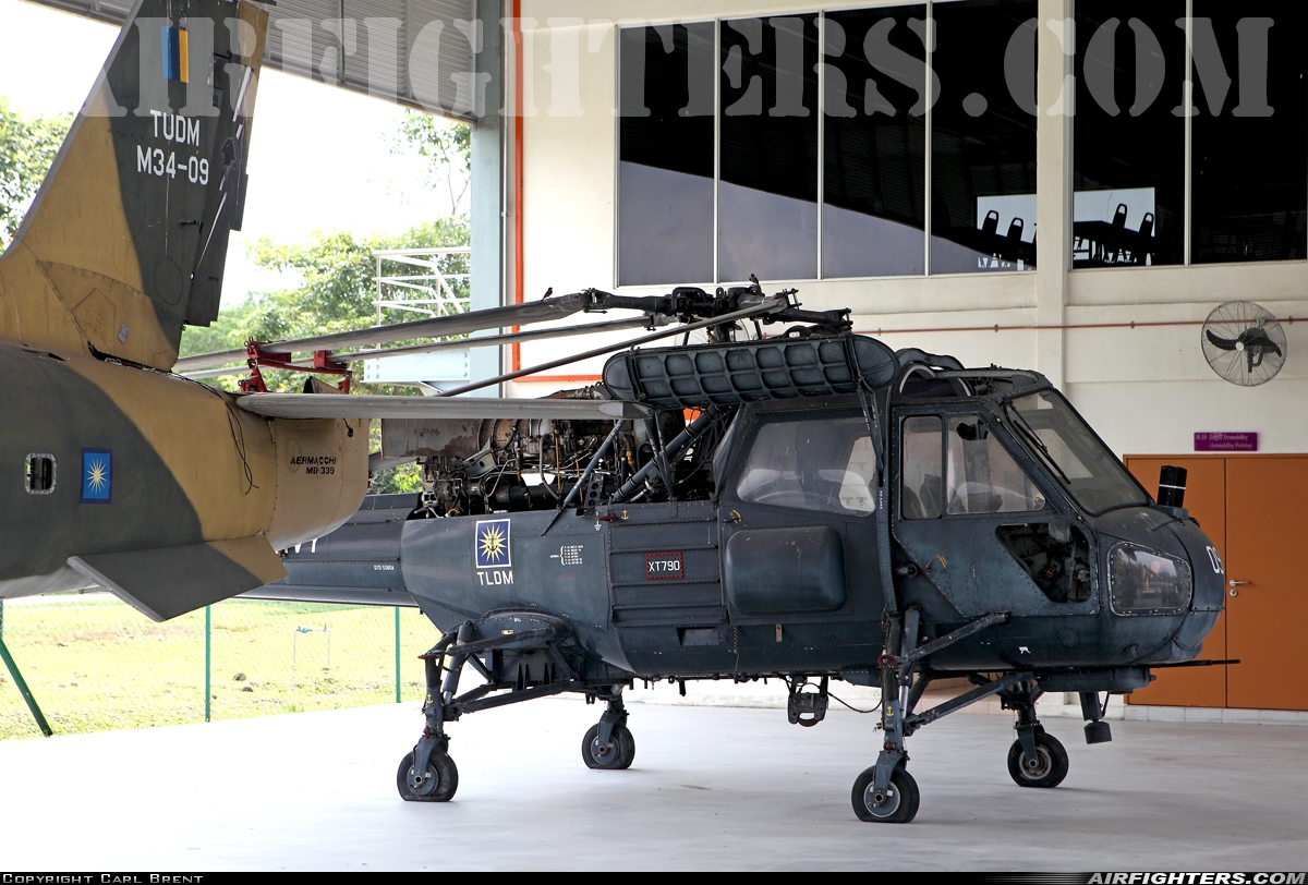 Malaysia - Navy Westland Wasp HAS1 M499-09 at Off-Airport -  Pulau Pinang, Malaysia