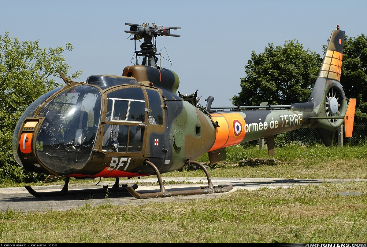France - Army Aerospatiale SA-341F Gazelle 1355 at Etain-Rouvresarmy  (LFQE), France