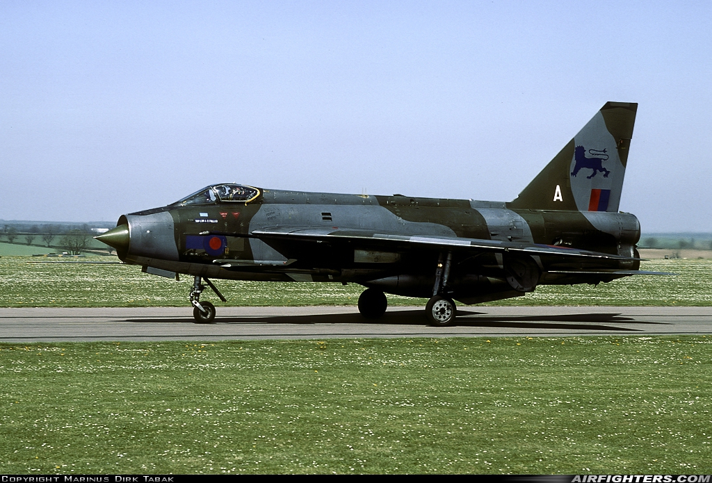UK - Air Force English Electric Lightning F3 XR751 at Binbrook (GSY / EGXB), UK