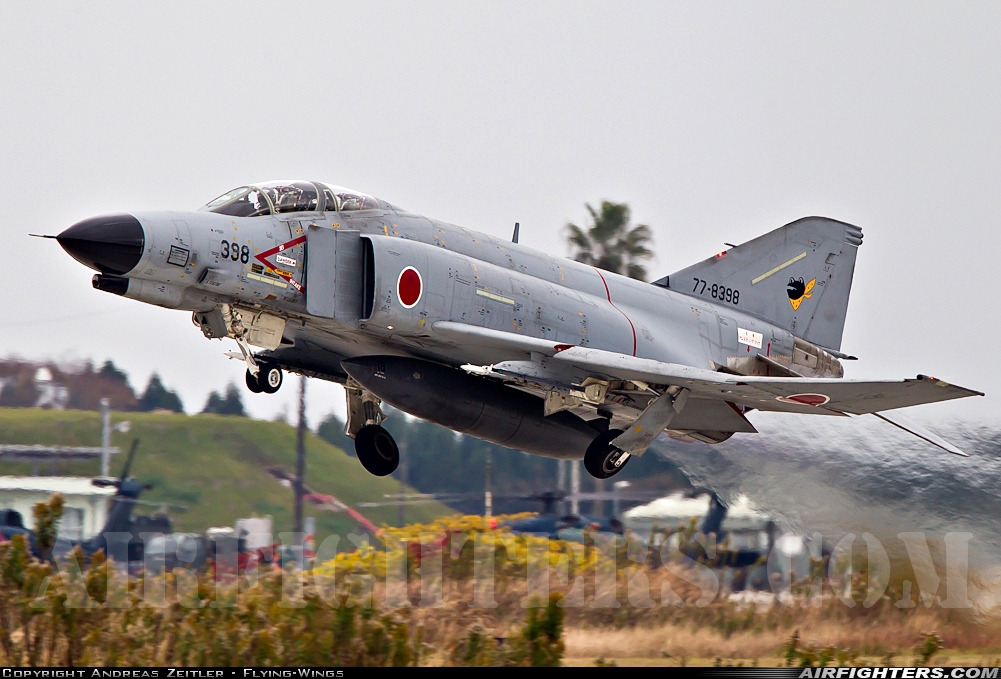 Japan - Air Force McDonnell Douglas F-4EJ Phantom II 77-8398 at Nyutabaru (RJFN), Japan