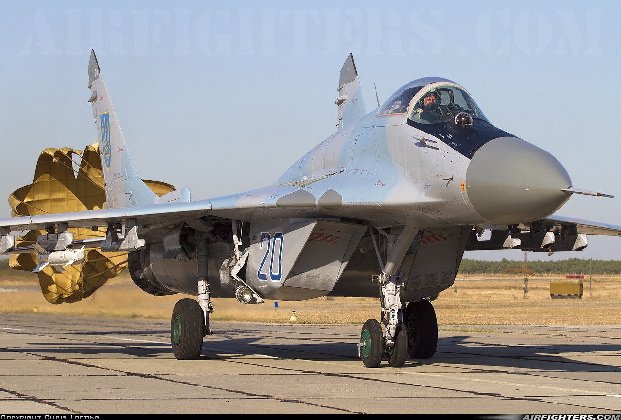 Ukraine - Air Force Mikoyan-Gurevich MiG-29 (9.13) 20 BLUE at Sevastopol - Belbek (UKS / UKFB), Ukraine