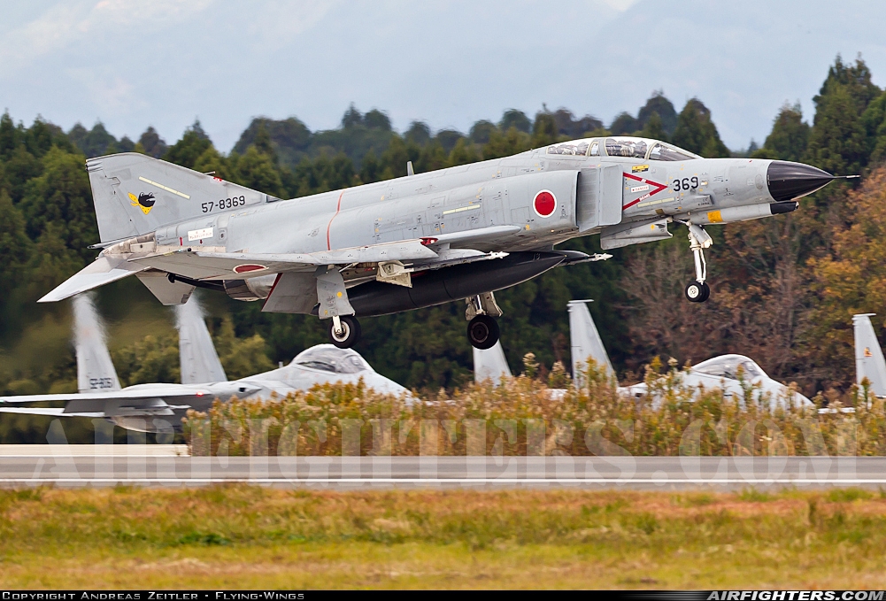 Japan - Air Force McDonnell Douglas F-4EJ Phantom II 57-8369 at Nyutabaru (RJFN), Japan