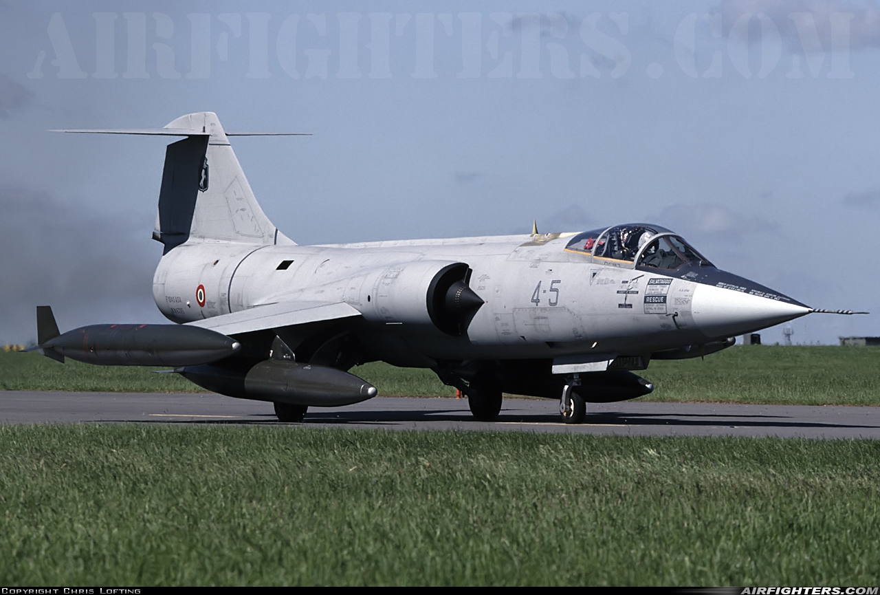 Italy - Air Force Lockheed F-104S-ASA Starfighter MM6705 at Cottesmore (Oakham) (OKH / EGXJ), UK
