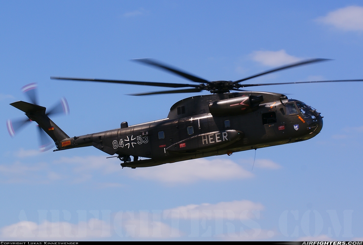 Germany - Army Sikorsky CH-53G (S-65) 84+53 at Off-Airport - Heuberg Range, Germany