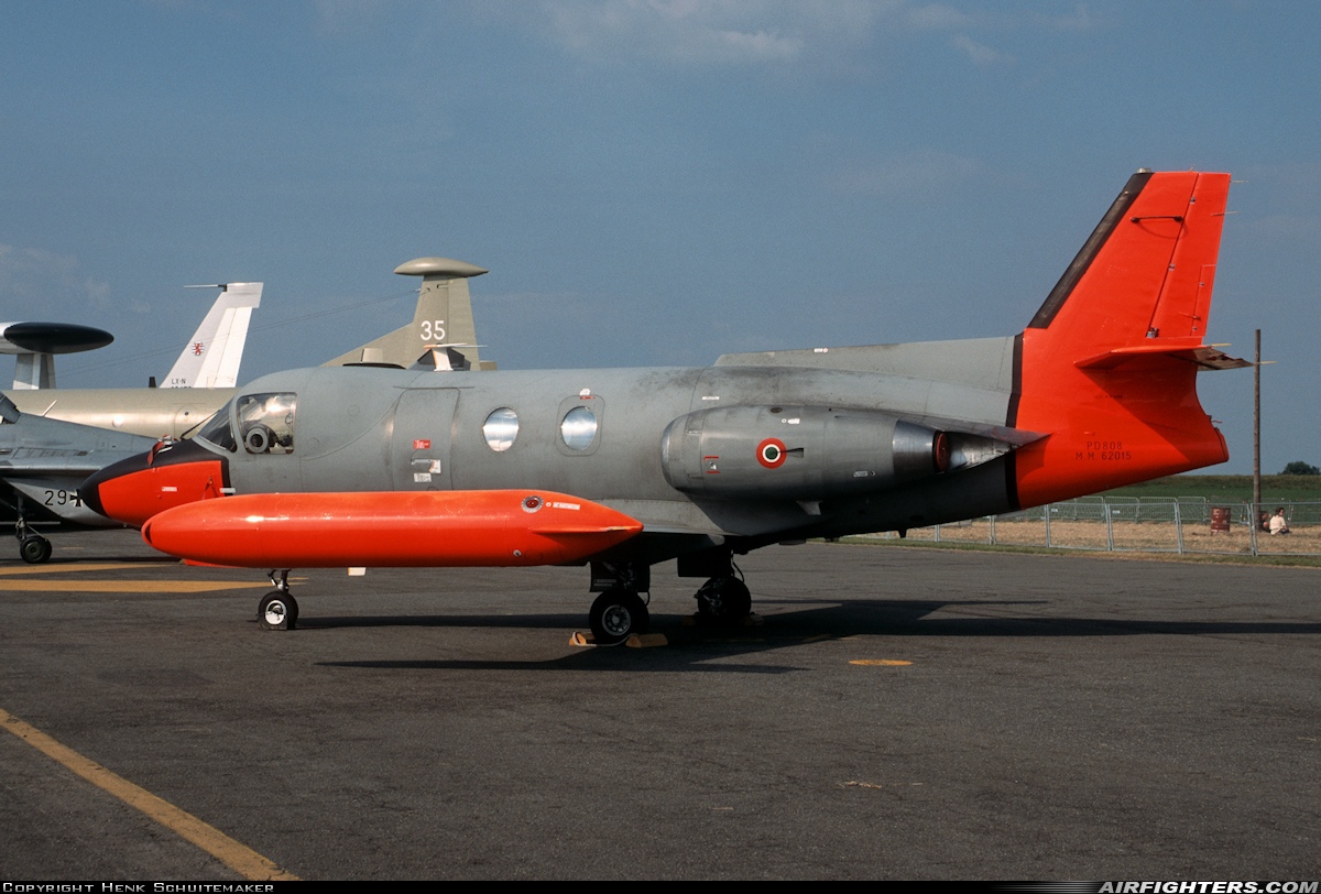 Italy - Air Force Piaggio PD808RM MM62015 at Chievres (EBCV), Belgium