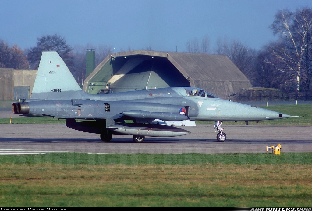 Netherlands - Air Force Canadair NF-5A (CL-226) K-3046 at Gutersloh (GUT / ETUO), Germany