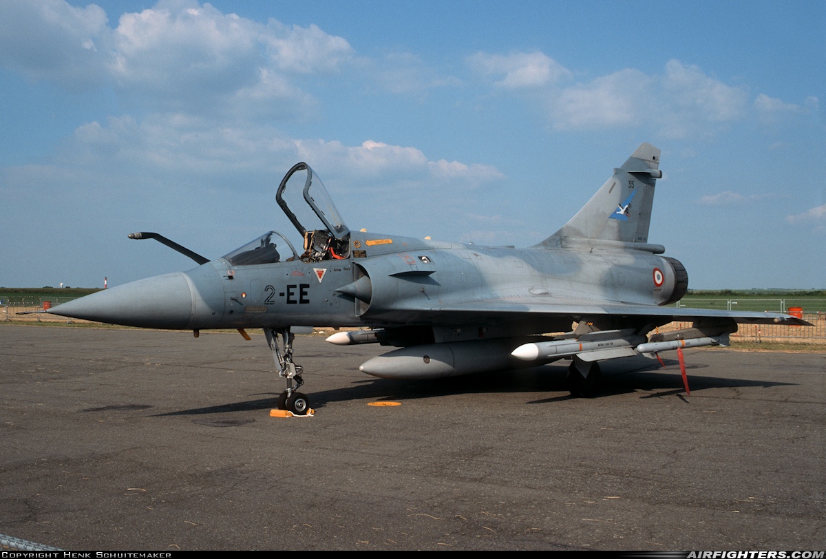 France - Air Force Dassault Mirage 2000C 35 at Chievres (EBCV), Belgium
