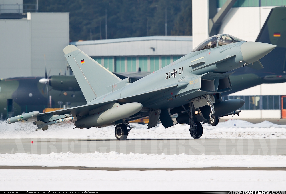 Germany - Air Force Eurofighter EF-2000 Typhoon S 31+01 at Ingolstadt - Manching (ETSI), Germany