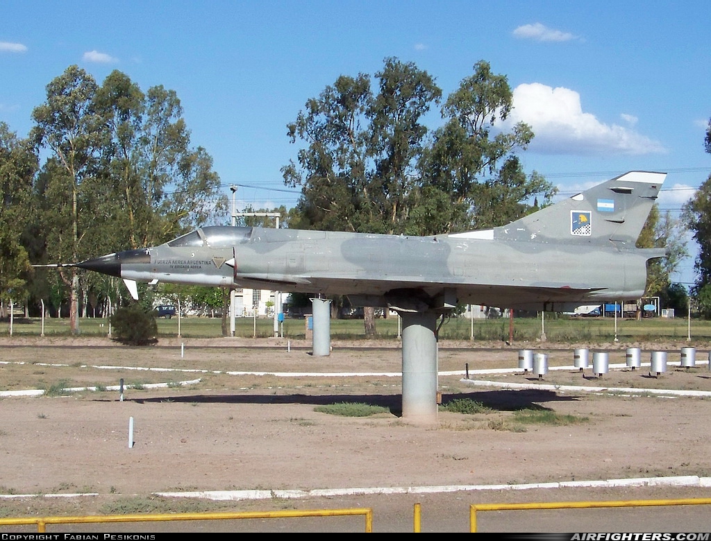 Argentina - Air Force Dassault Mirage IIICJ C-716 at Mendoza - El Plumerillo (MDZ / SAME), Argentina