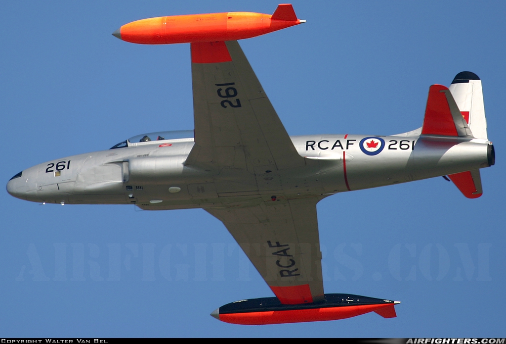 Private - Old Flying Machine Company Canadair CT-133 Silver Star 3 (CL-30) G-TBRD at Koksijde (EBFN), Belgium