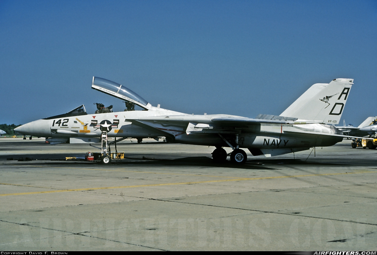 USA - Navy Grumman F-14A Tomcat 161605 at Virginia Beach - Oceana NAS / Apollo Soucek Field (NTU / KNTU), USA
