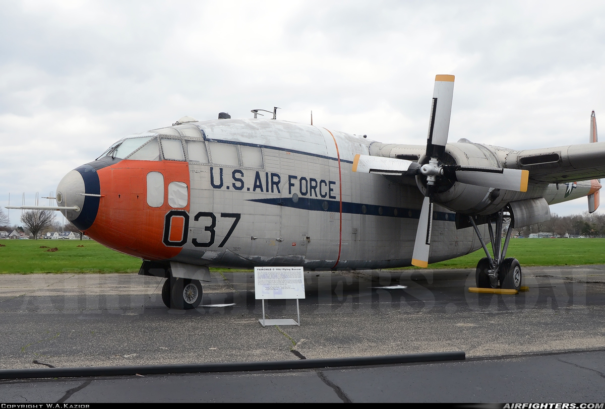 USA - Air Force Fairchild C-119J Flying Boxcar 51-8037 at Dayton - Wright-Patterson AFB (Patterson AFB) (FFO / KFFO), USA