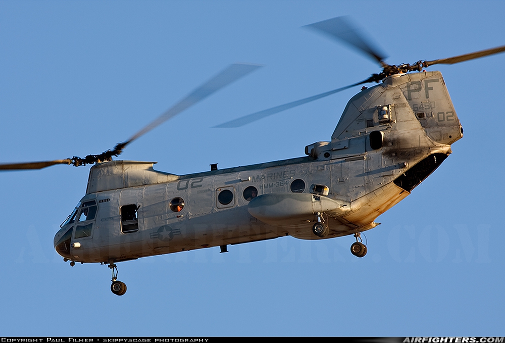 USA - Marines Boeing Vertol CH-46E Sea Knight (107-II) 156450 at Yuma - MCAS / Int. (NYL / KNYL), USA