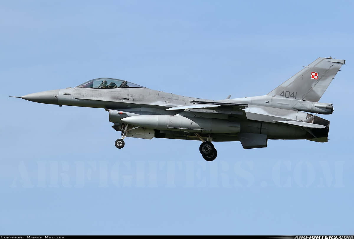 Poland - Air Force General Dynamics F-16C Fighting Falcon 4041 at Leeuwarden (LWR / EHLW), Netherlands