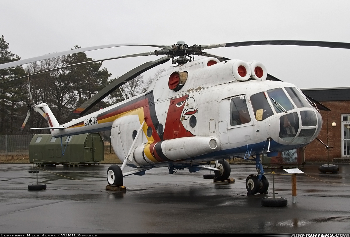 Germany - Air Force Mil Mi-8T 93+03 at Wunstorf (ETNW), Germany