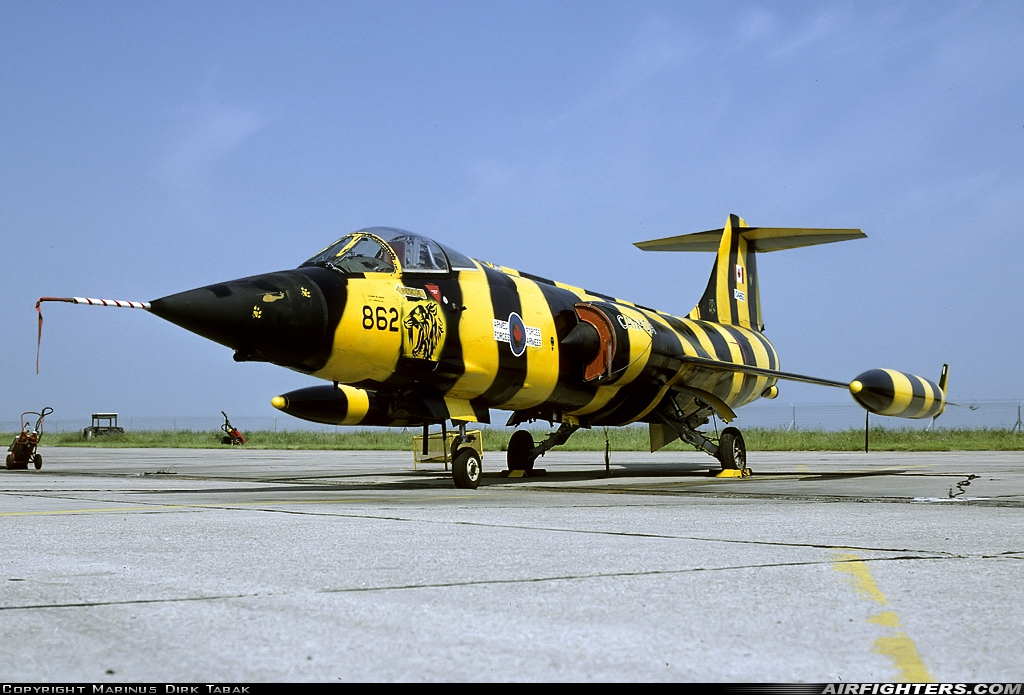 Canada - Air Force Canadair CF-104 Starfighter (CL-90) 104862 at Cambrai - Epinoy (LFQI), France