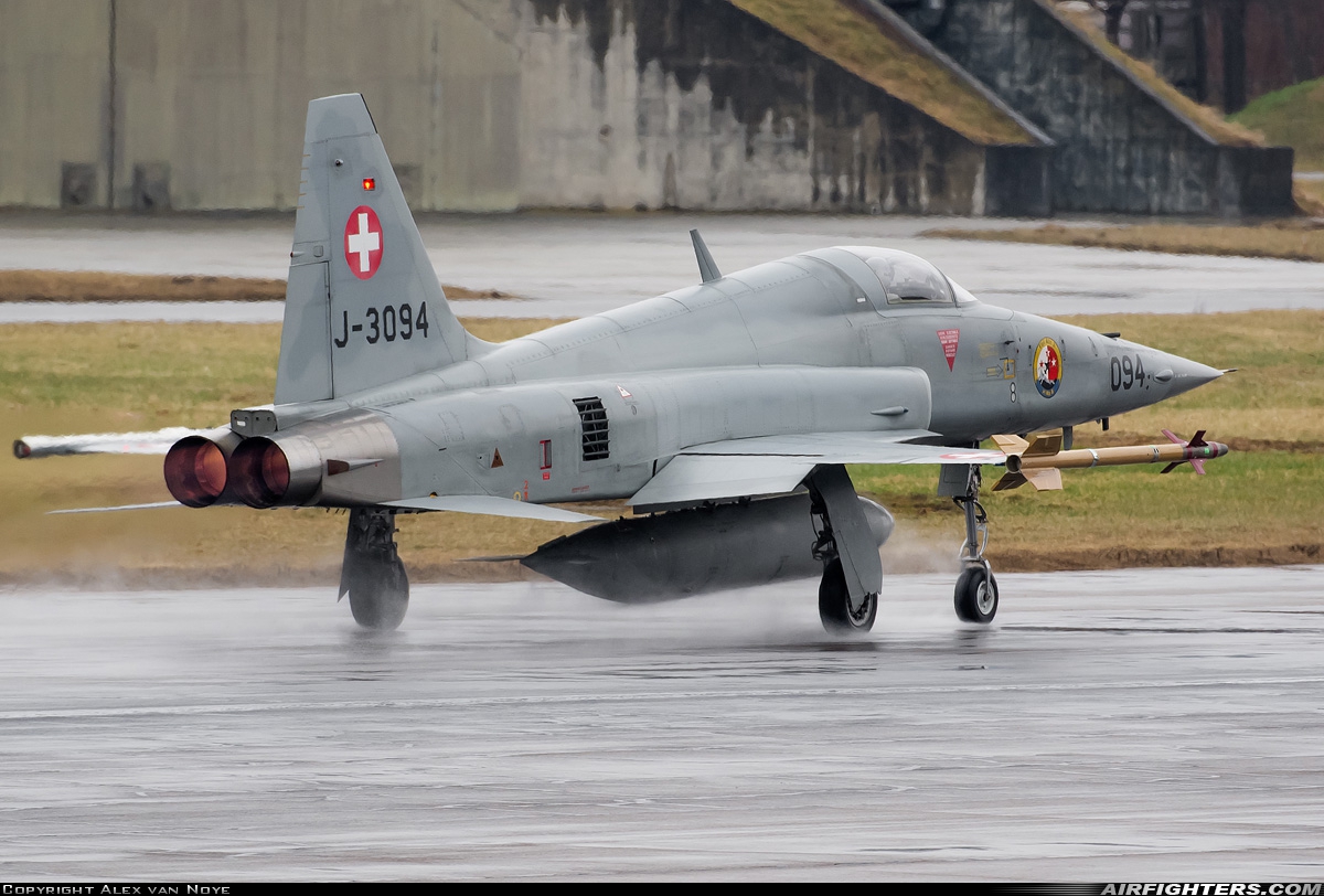 Switzerland - Air Force Northrop F-5E Tiger II J-3094 at Sion (- Sitten) (SIR / LSGS / LSMS), Switzerland