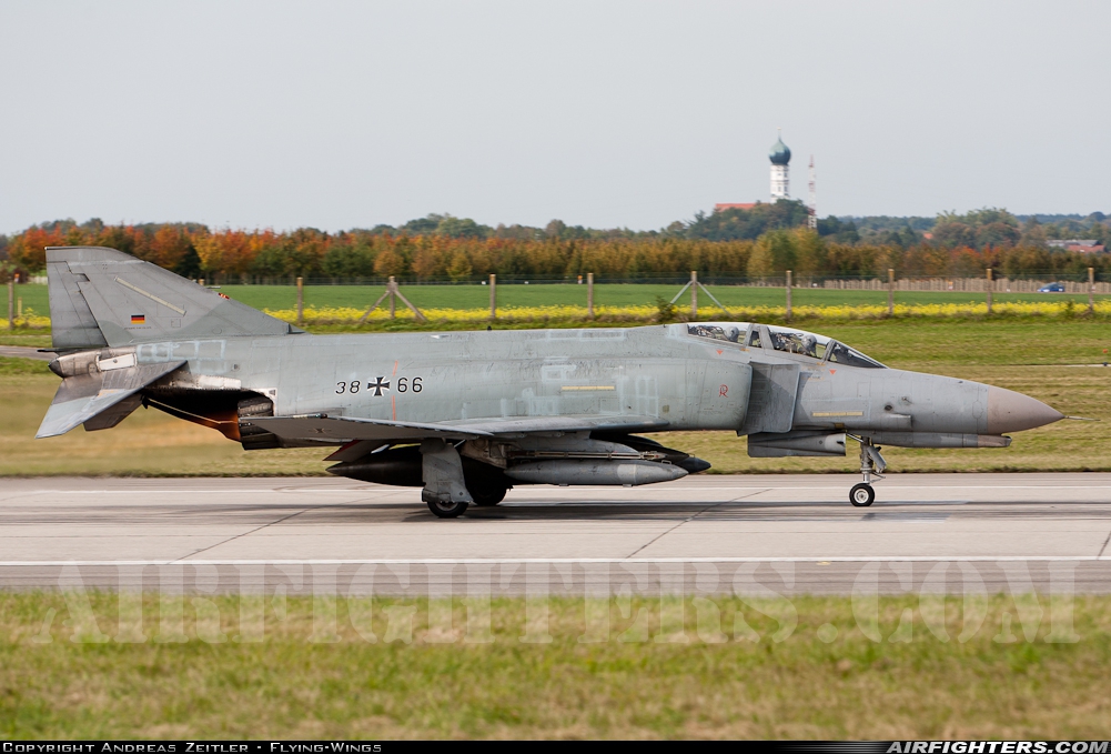Germany - Air Force McDonnell Douglas F-4F Phantom II 38+66 at Landsberg-Penzing (ETSA), Germany