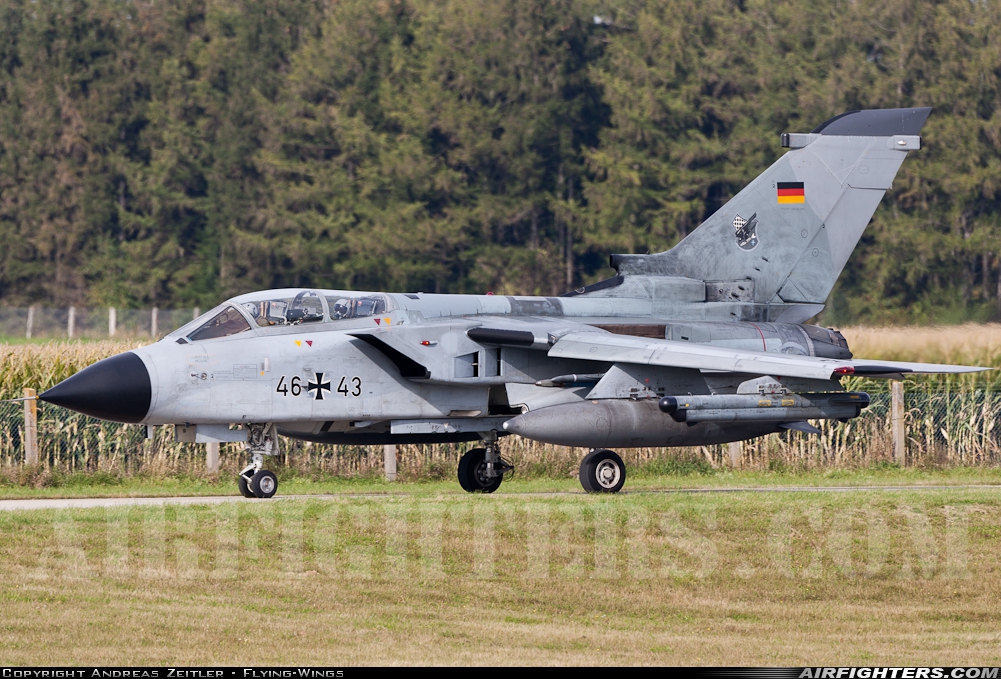 Germany - Air Force Panavia Tornado ECR 46+43 at Landsberg-Penzing (ETSA), Germany