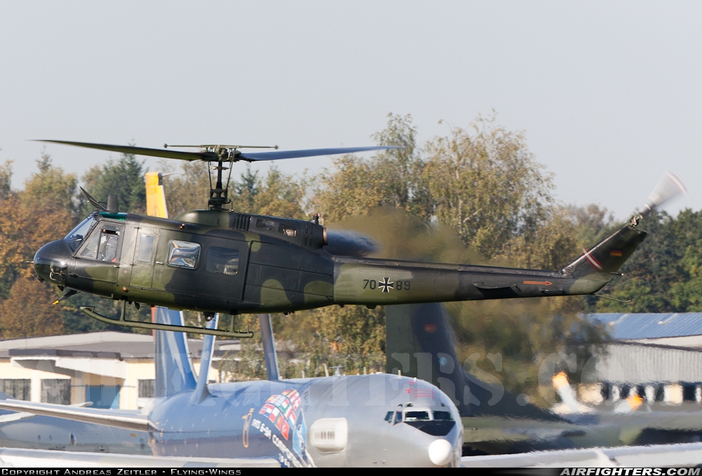 Germany - Air Force Bell UH-1D Iroquois (205) 70+89 at Landsberg-Penzing (ETSA), Germany