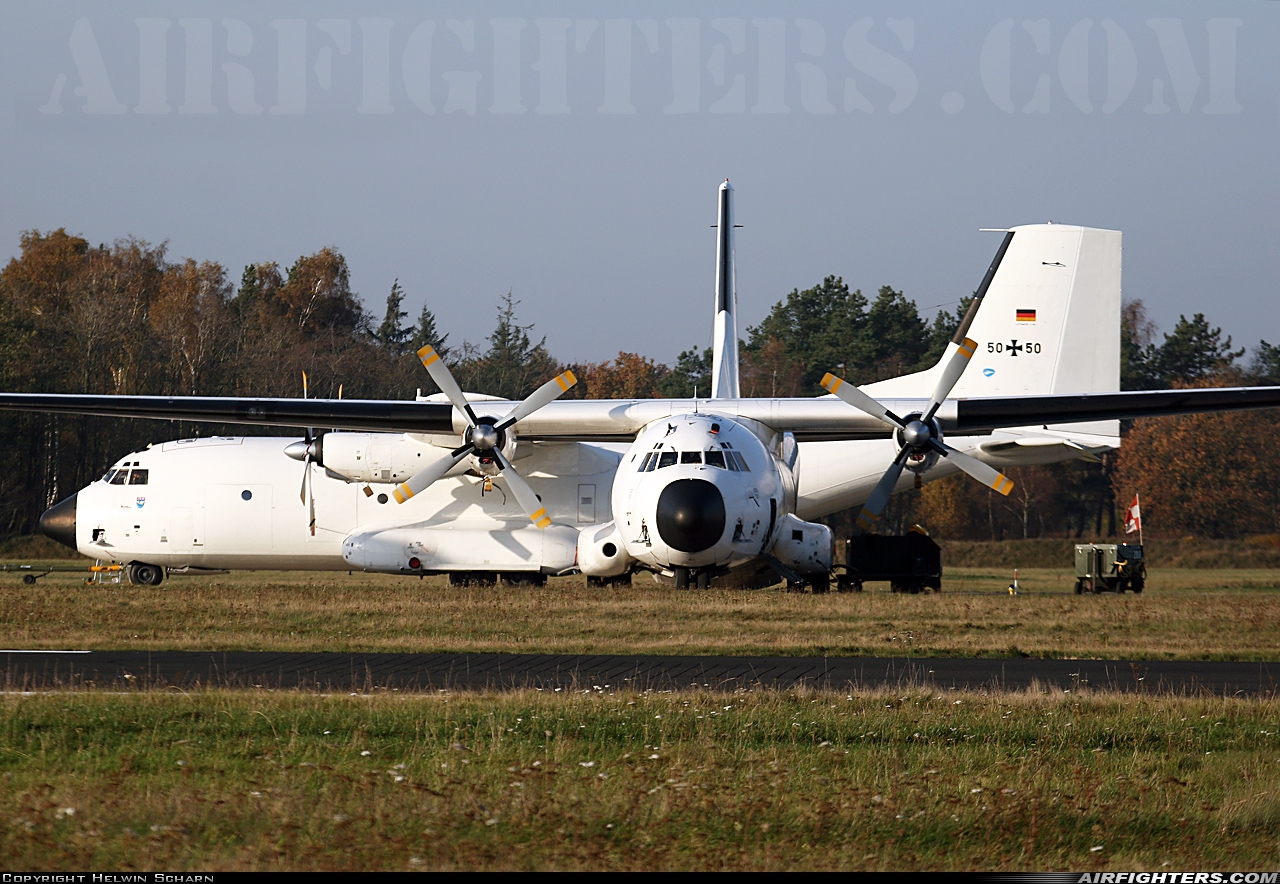 Germany - Air Force Transport Allianz C-160D 50+87 at Hohn (ETNH), Germany