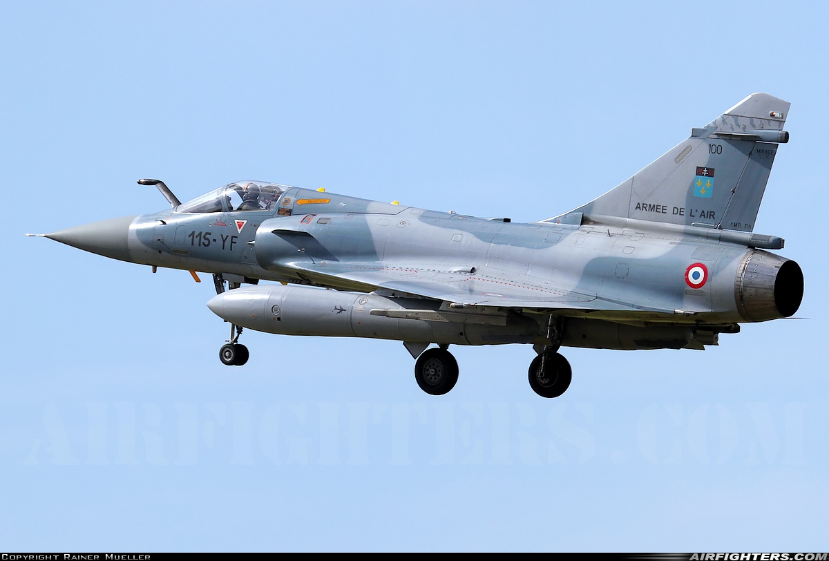 France - Air Force Dassault Mirage 2000C 100 at Leeuwarden (LWR / EHLW), Netherlands