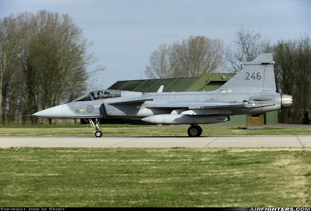 Sweden - Air Force Saab JAS-39C Gripen 39246 at Leeuwarden (LWR / EHLW), Netherlands