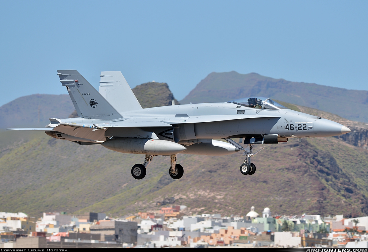 Spain - Air Force McDonnell Douglas F/A-18A+ Hornet C.15-94 at Gran Canaria (- Las Palmas / Gando) (LPA / GCLP), Spain