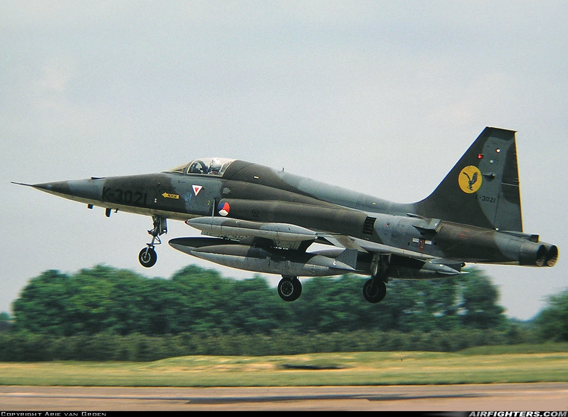 Netherlands - Air Force Canadair NF-5A (CL-226) K-3021 at Breda - Gilze-Rijen (GLZ / EHGR), Netherlands