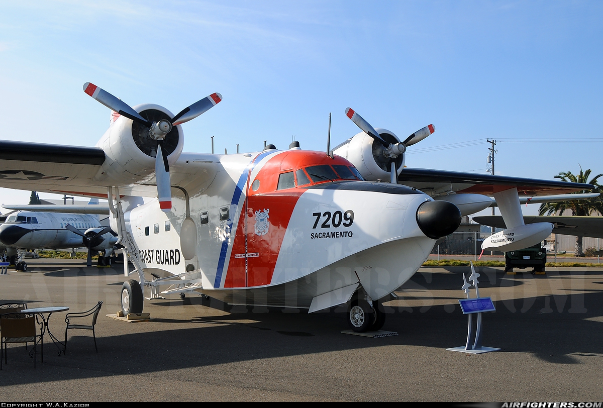 USA - Coast Guard Grumman HU-16E Albatross 7209 at Sacramento - McClellan Airfield (AFB) (MCC / KMCC), USA