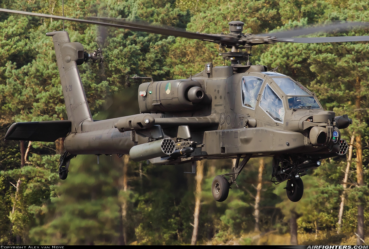 Netherlands - Air Force Boeing AH-64DN Apache Longbow Q-21 at Breda - Gilze-Rijen (GLZ / EHGR), Netherlands