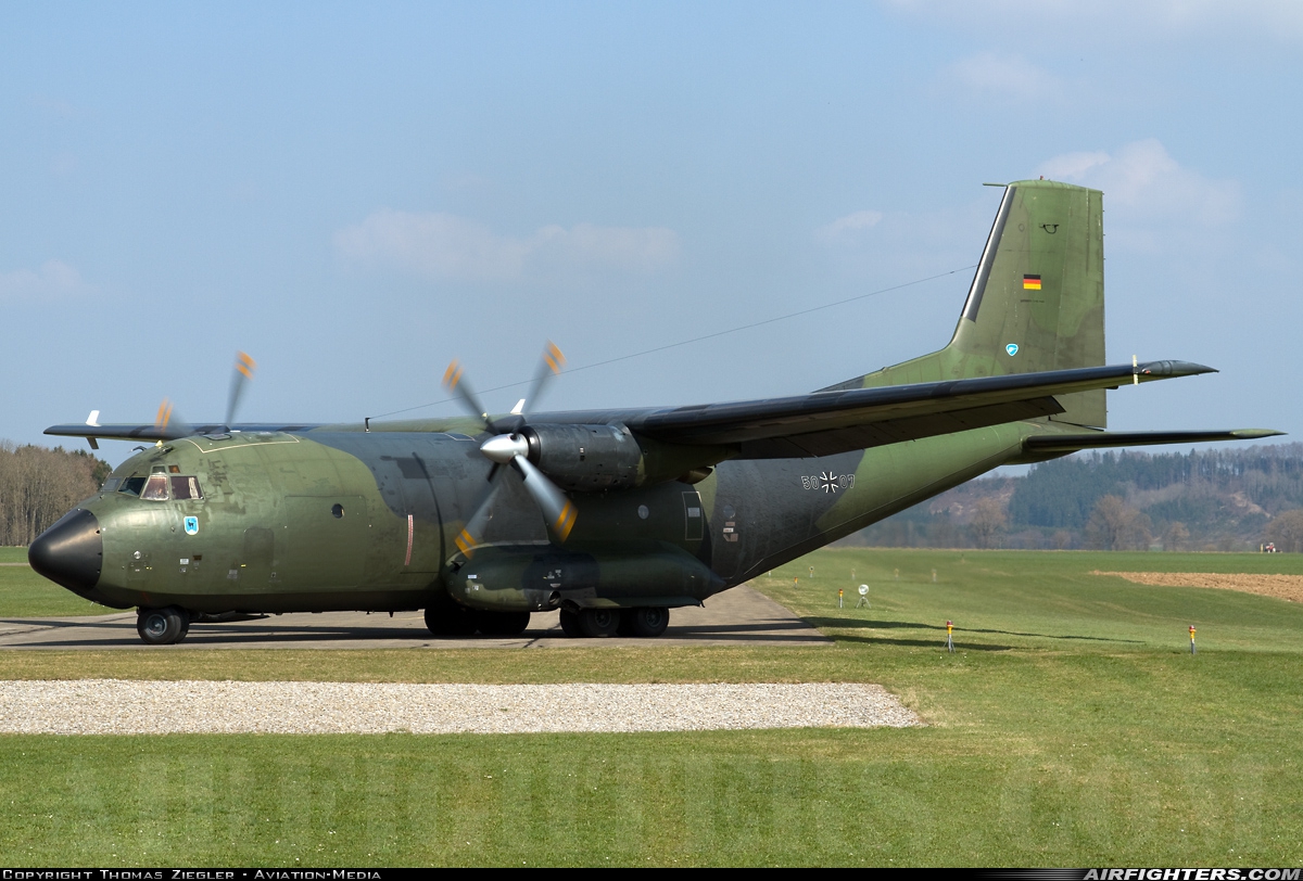 Germany - Air Force Transport Allianz C-160D 50+07 at Leutkirch - Unterzeil (EDNL), Germany