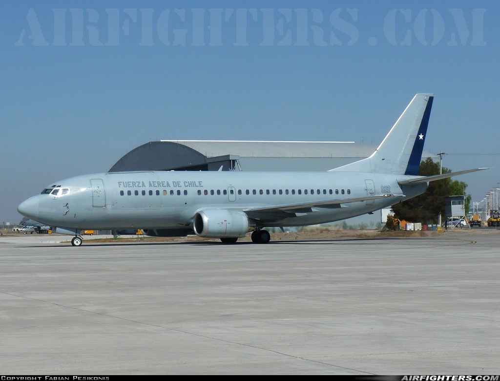 Chile - Air Force Boeing 737-330QC 922 at Santiago - Arturo Merino Benitez (Pudahuel) (SCL / SCEL), Chile