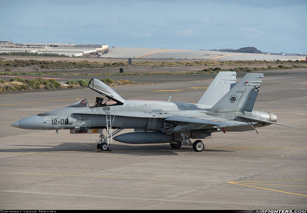Spain - Air Force McDonnell Douglas C-15 Hornet (EF-18A+) C.15-50 at Gran Canaria (- Las Palmas / Gando) (LPA / GCLP), Spain
