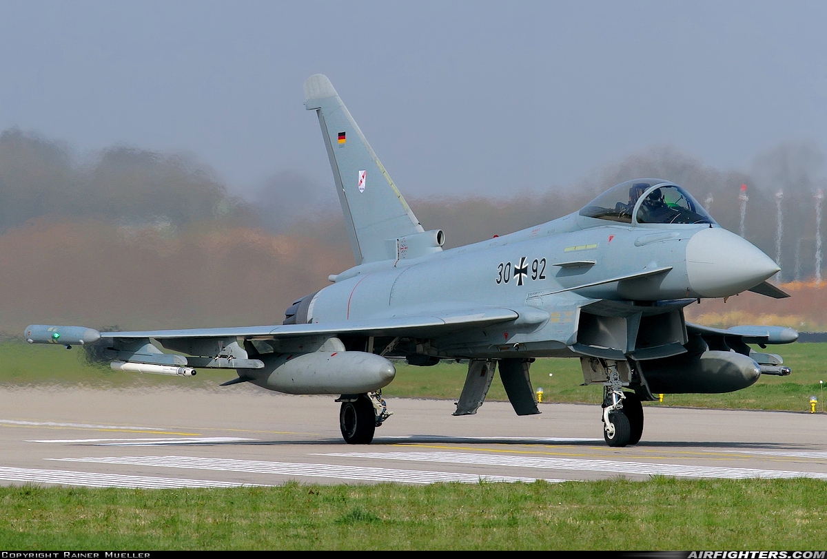 Germany - Air Force Eurofighter EF-2000 Typhoon S 30+92 at Leeuwarden (LWR / EHLW), Netherlands