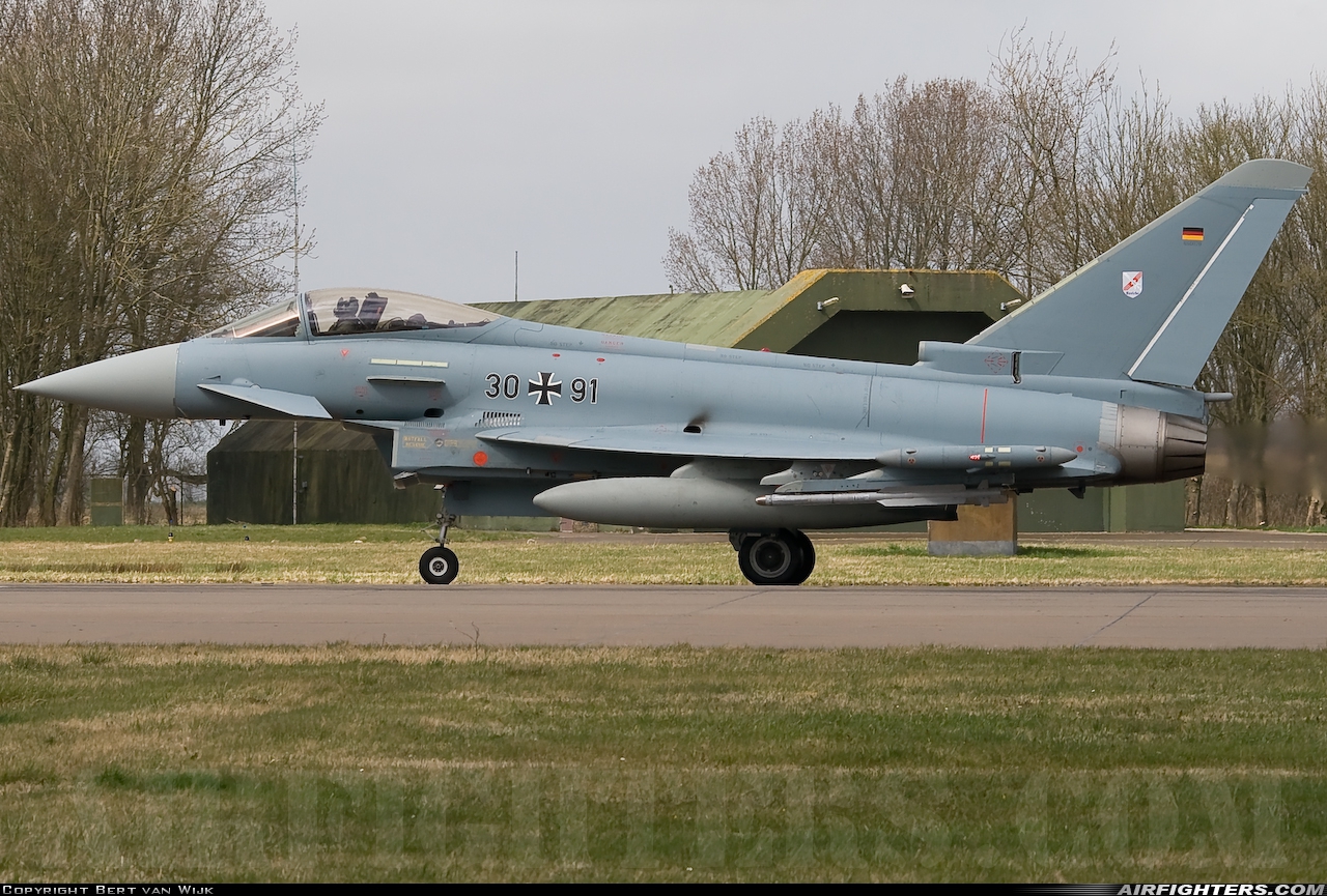 Germany - Air Force Eurofighter EF-2000 Typhoon S 30+91 at Leeuwarden (LWR / EHLW), Netherlands
