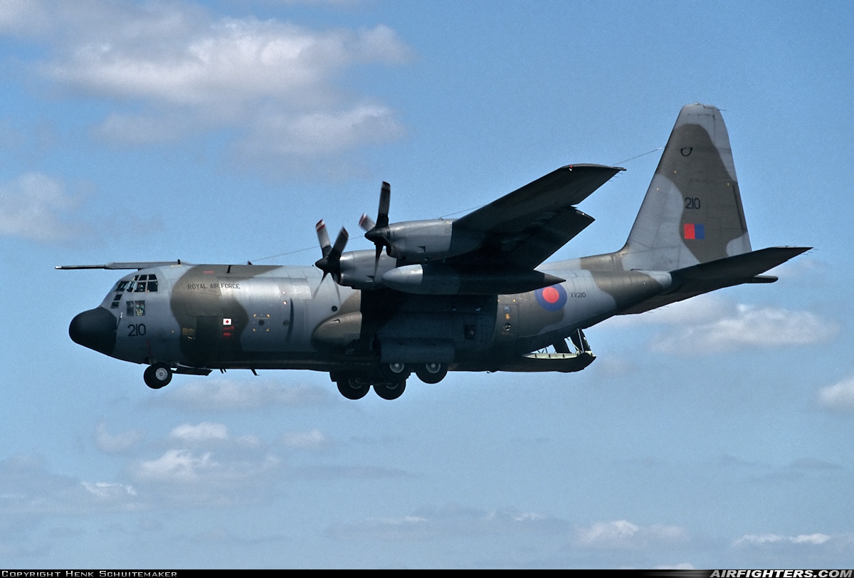 UK - Air Force Lockheed Hercules C1 (C-130K / L-382) XV210 at Fairford (FFD / EGVA), UK