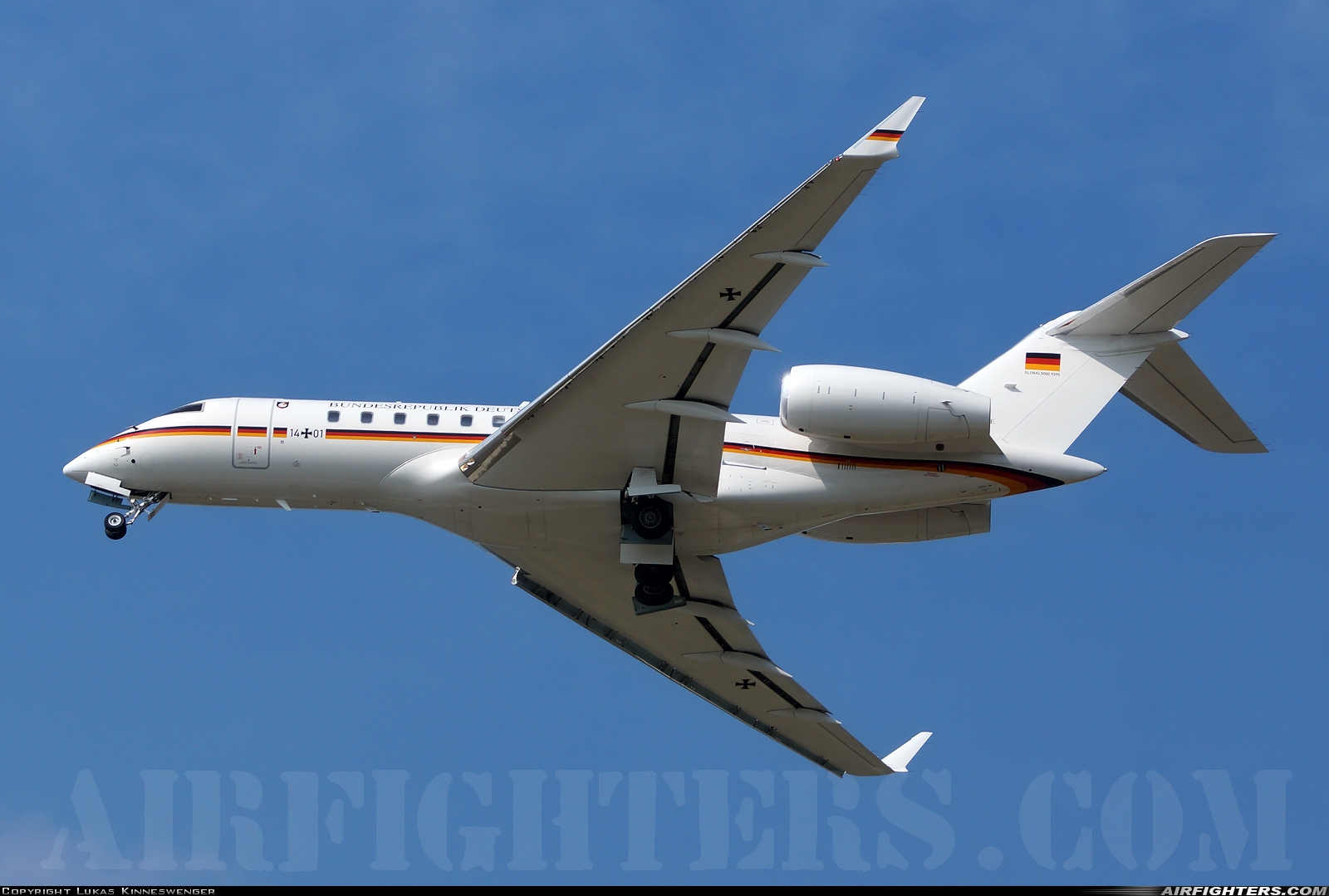 Germany - Air Force Bombardier BD-700-1A11 Global 5000 14+01 at Wittmundhafen (Wittmund) (ETNT), Germany