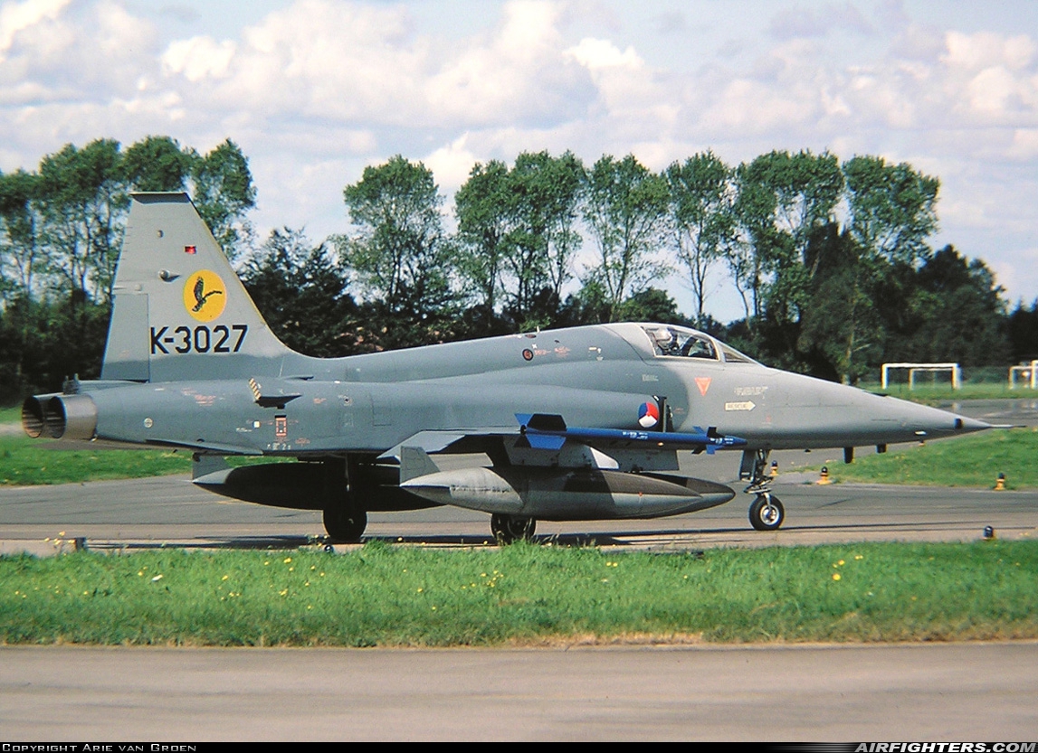 Netherlands - Air Force Canadair NF-5A (CL-226) K-3027 at Jever (ETNJ), Germany