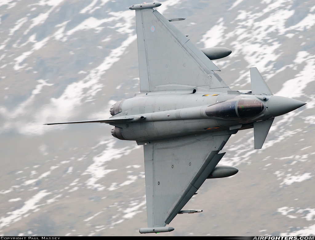 UK - Air Force Eurofighter Typhoon FGR4 ZJ912 at Off-Airport - Machynlleth Loop Area, UK