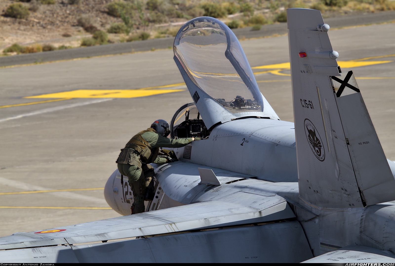 Spain - Air Force McDonnell Douglas C-15 Hornet (EF-18A+) C.15-61 at Gran Canaria (- Las Palmas / Gando) (LPA / GCLP), Spain