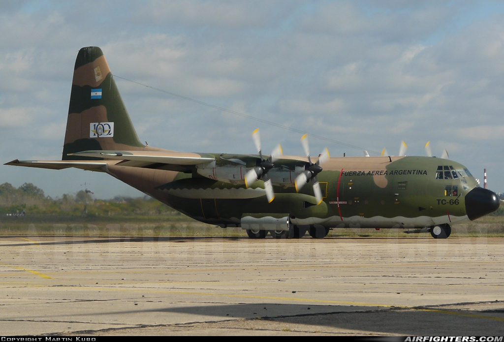 Argentina - Air Force Lockheed C-130H Hercules (L-382) TC-66 at El Palomar (PAL / SADP), Argentina