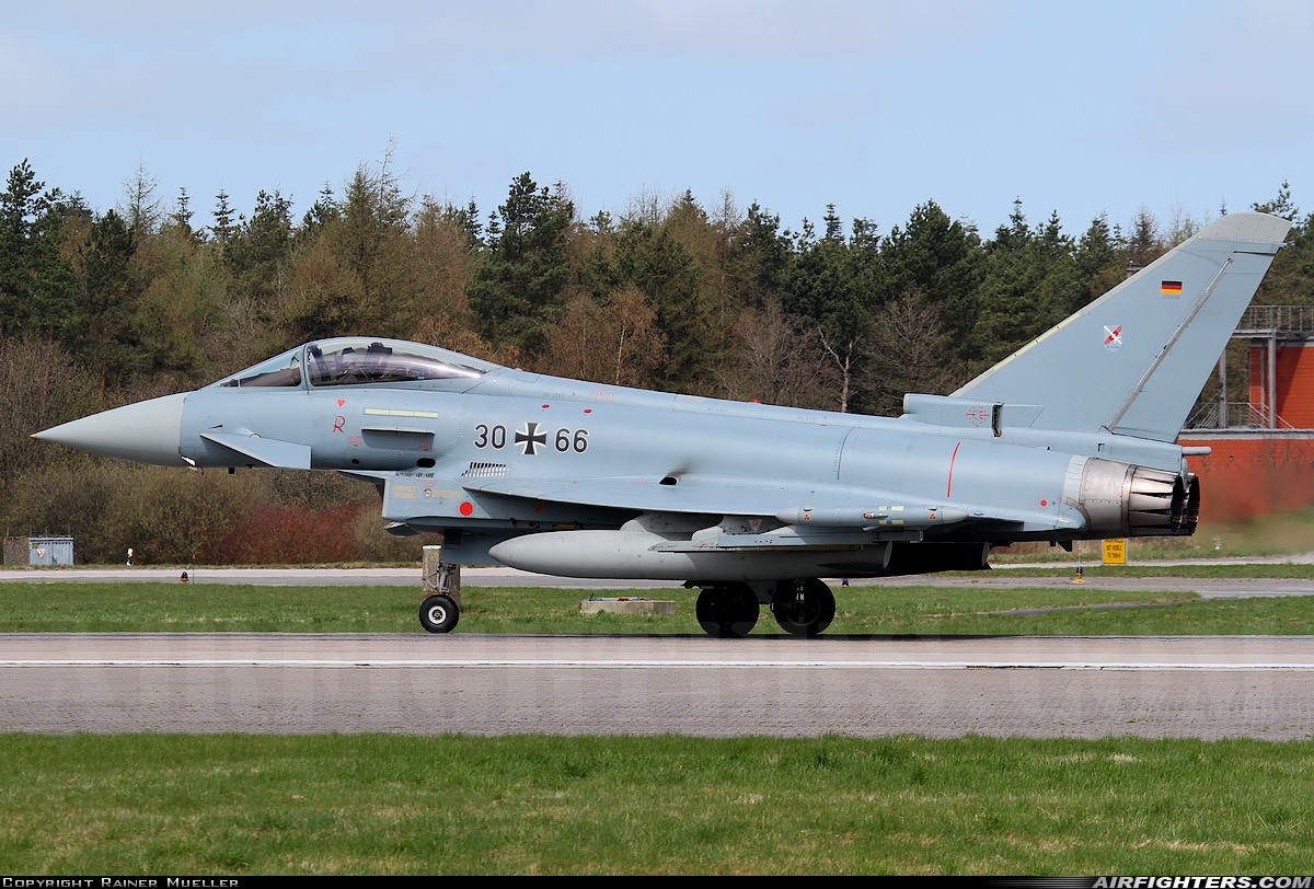 Germany - Air Force Eurofighter EF-2000 Typhoon S 30+66 at Wittmundhafen (Wittmund) (ETNT), Germany