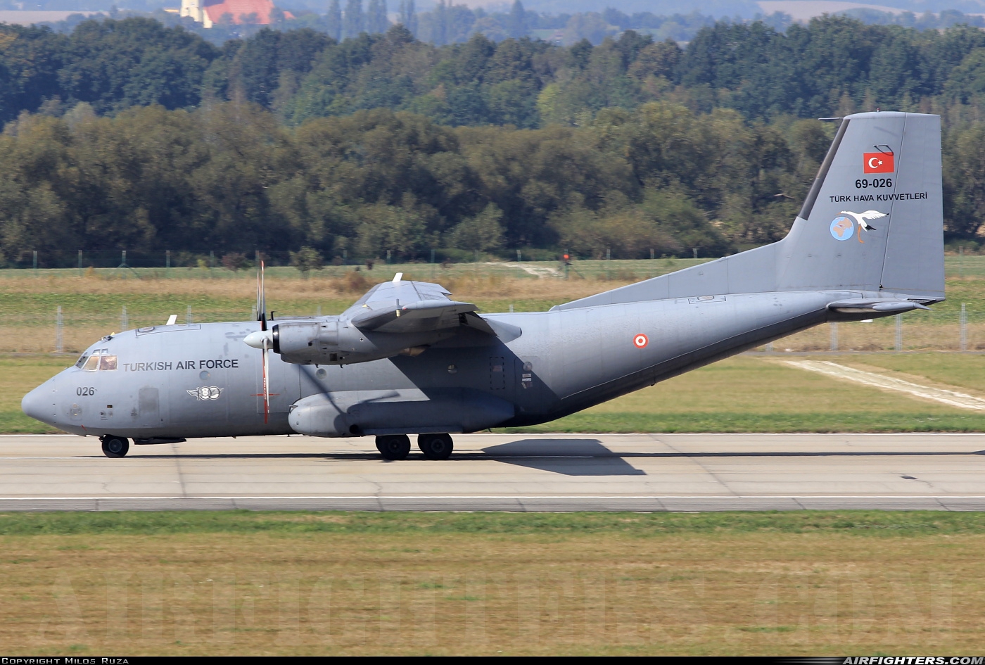Türkiye - Air Force Transport Allianz C-160D 69-026 at Ostrava - Mosnov (OSR / LKMT), Czech Republic